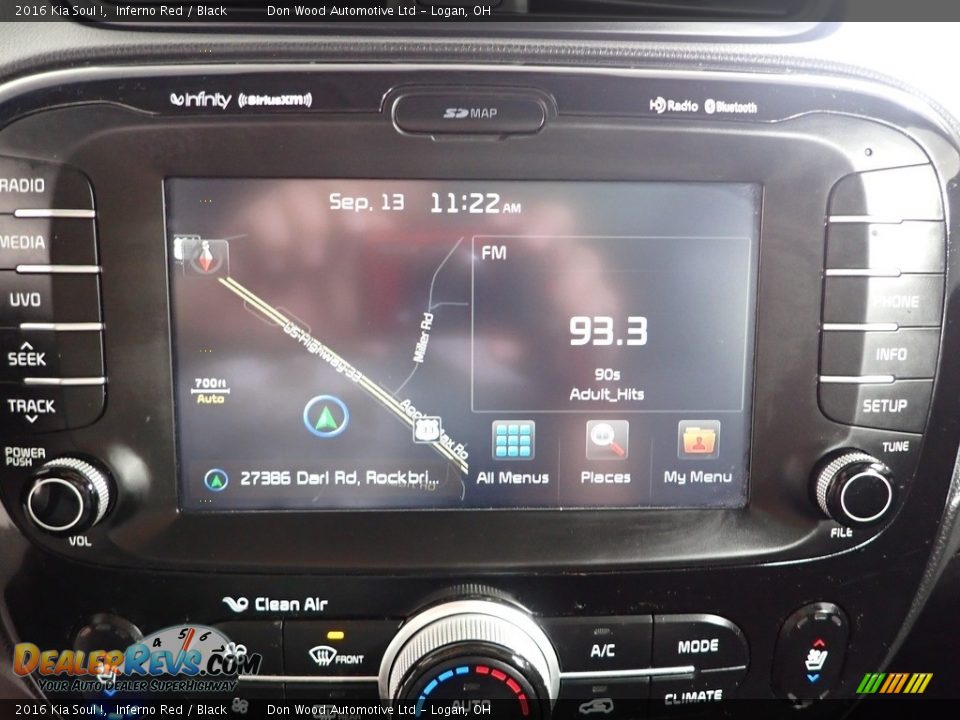 2016 Kia Soul ! Inferno Red / Black Photo #2