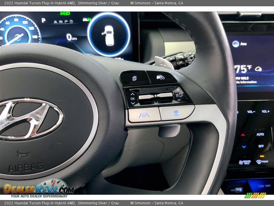 2022 Hyundai Tucson Plug-In Hybrid AWD Steering Wheel Photo #22