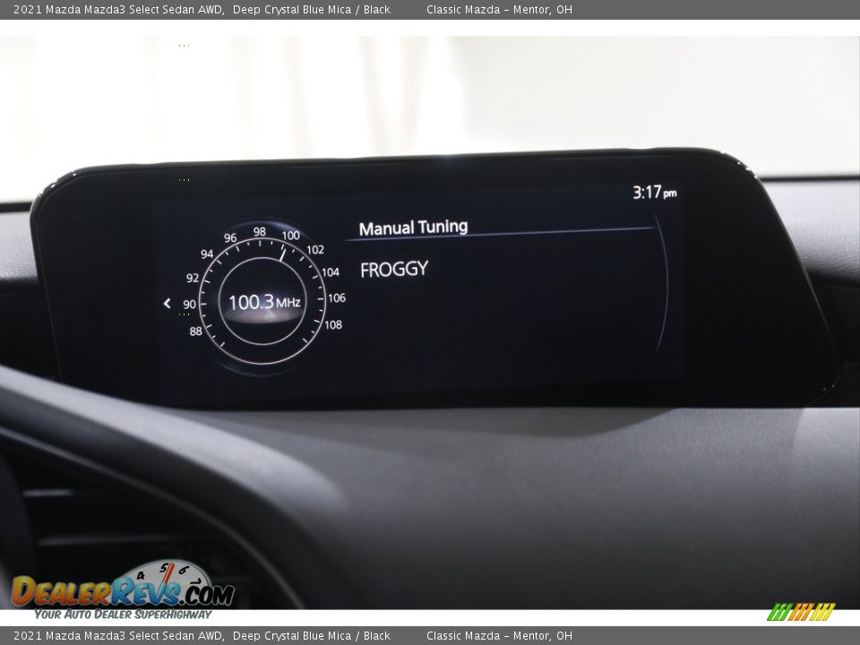 2021 Mazda Mazda3 Select Sedan AWD Deep Crystal Blue Mica / Black Photo #10