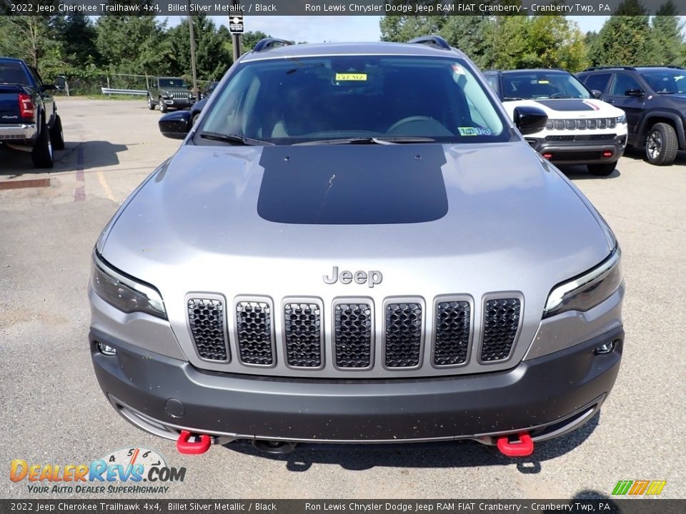 2022 Jeep Cherokee Trailhawk 4x4 Billet Silver Metallic / Black Photo #8