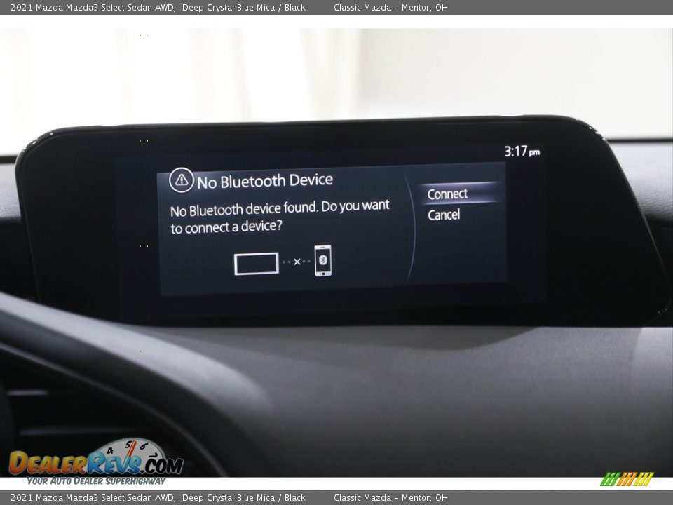 2021 Mazda Mazda3 Select Sedan AWD Deep Crystal Blue Mica / Black Photo #11