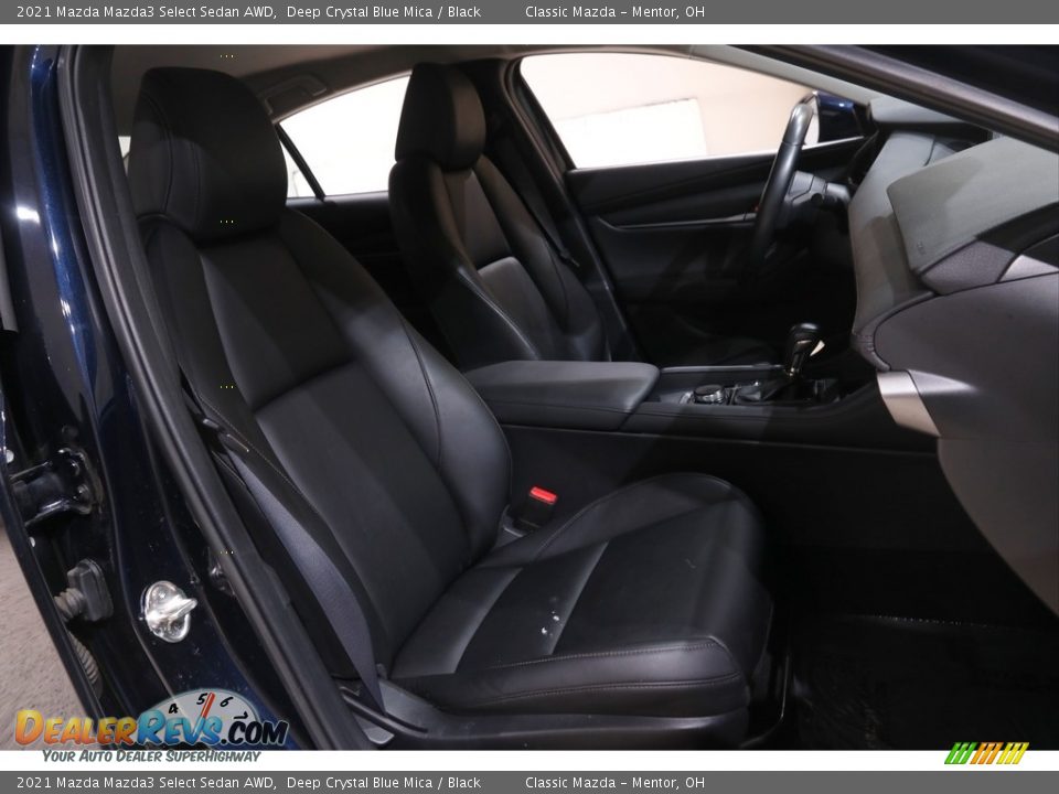 2021 Mazda Mazda3 Select Sedan AWD Deep Crystal Blue Mica / Black Photo #14