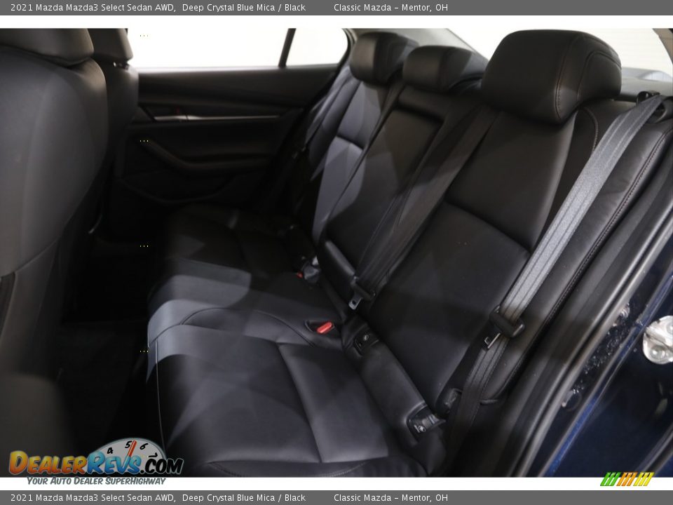 2021 Mazda Mazda3 Select Sedan AWD Deep Crystal Blue Mica / Black Photo #16