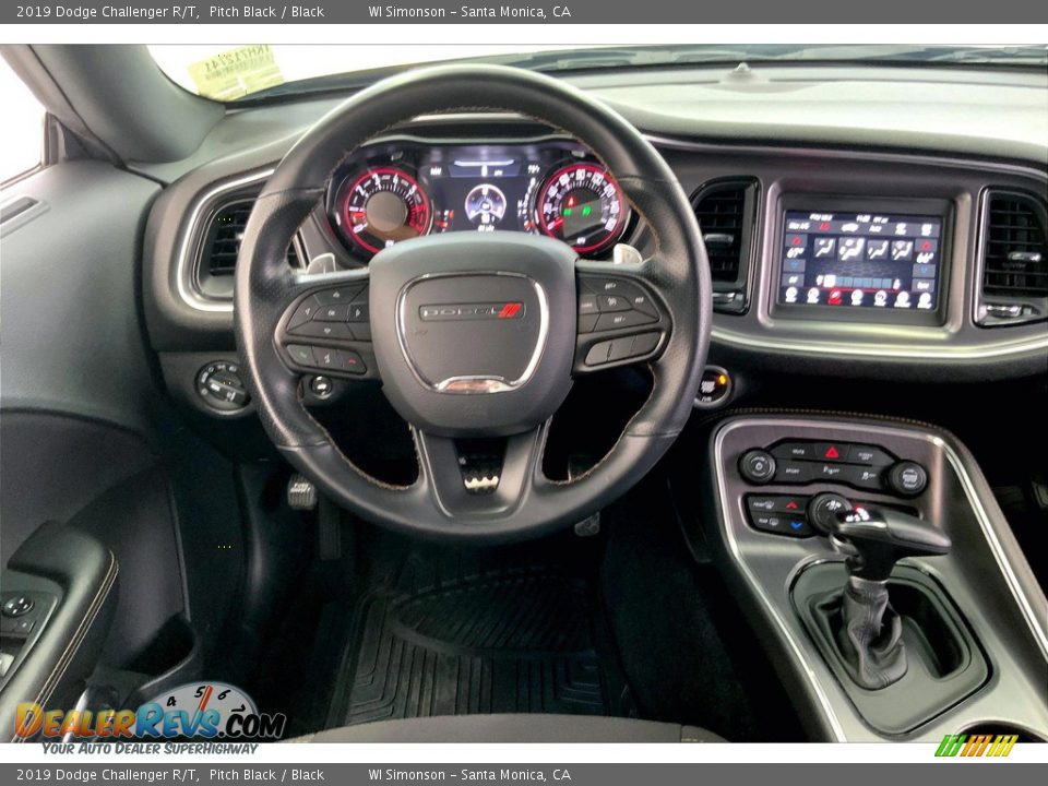 2019 Dodge Challenger R/T Pitch Black / Black Photo #4