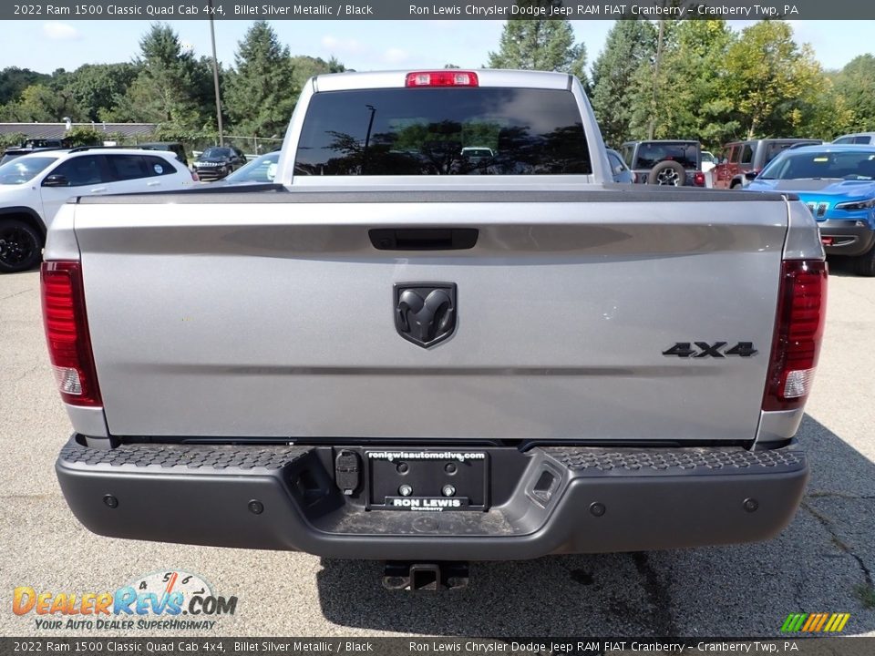 2022 Ram 1500 Classic Quad Cab 4x4 Billet Silver Metallic / Black Photo #4