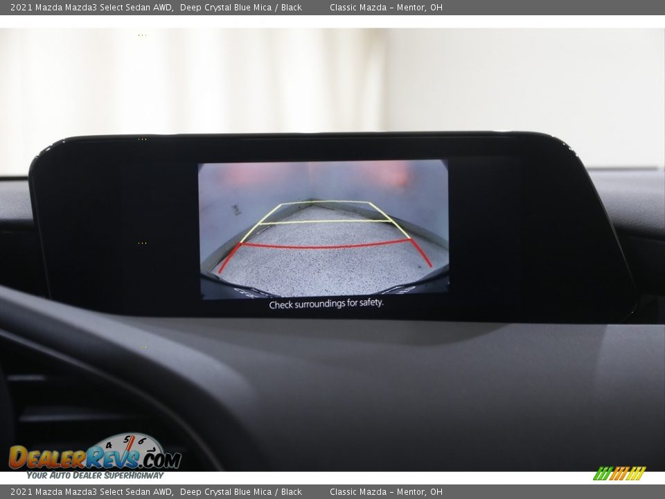 2021 Mazda Mazda3 Select Sedan AWD Deep Crystal Blue Mica / Black Photo #12