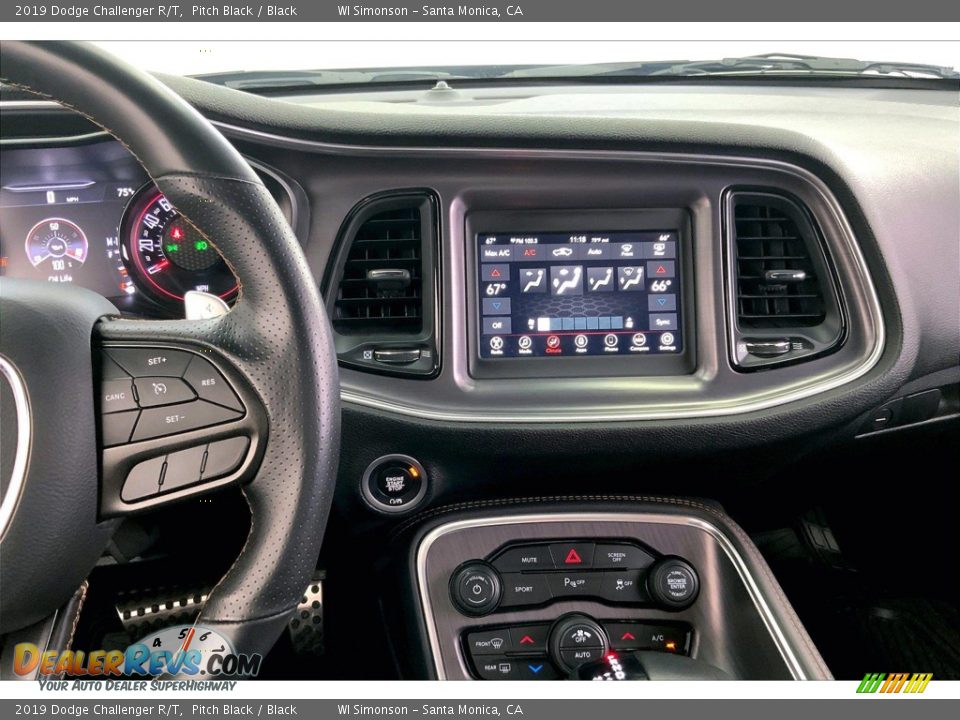 2019 Dodge Challenger R/T Pitch Black / Black Photo #5