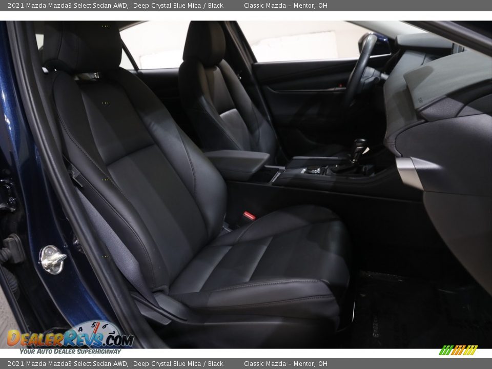2021 Mazda Mazda3 Select Sedan AWD Deep Crystal Blue Mica / Black Photo #14