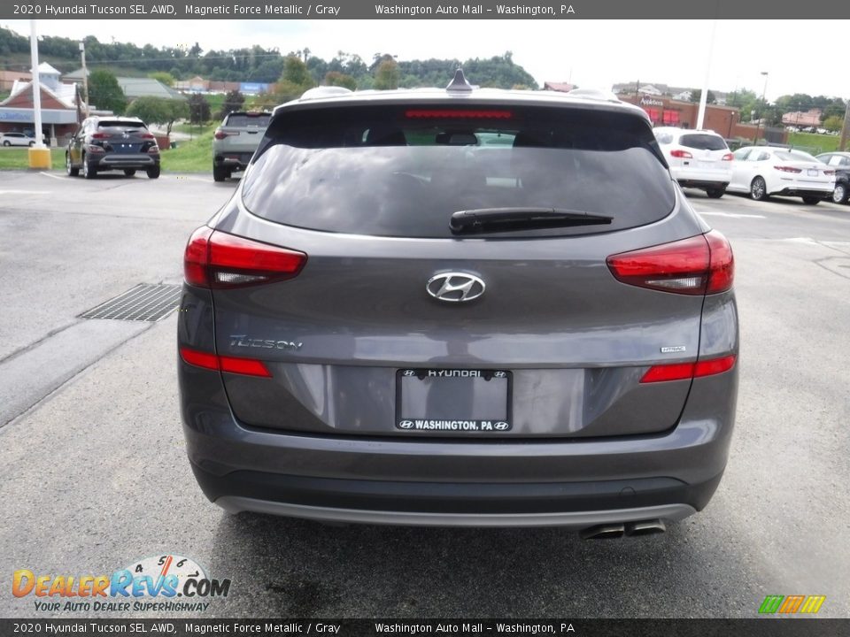 2020 Hyundai Tucson SEL AWD Magnetic Force Metallic / Gray Photo #7