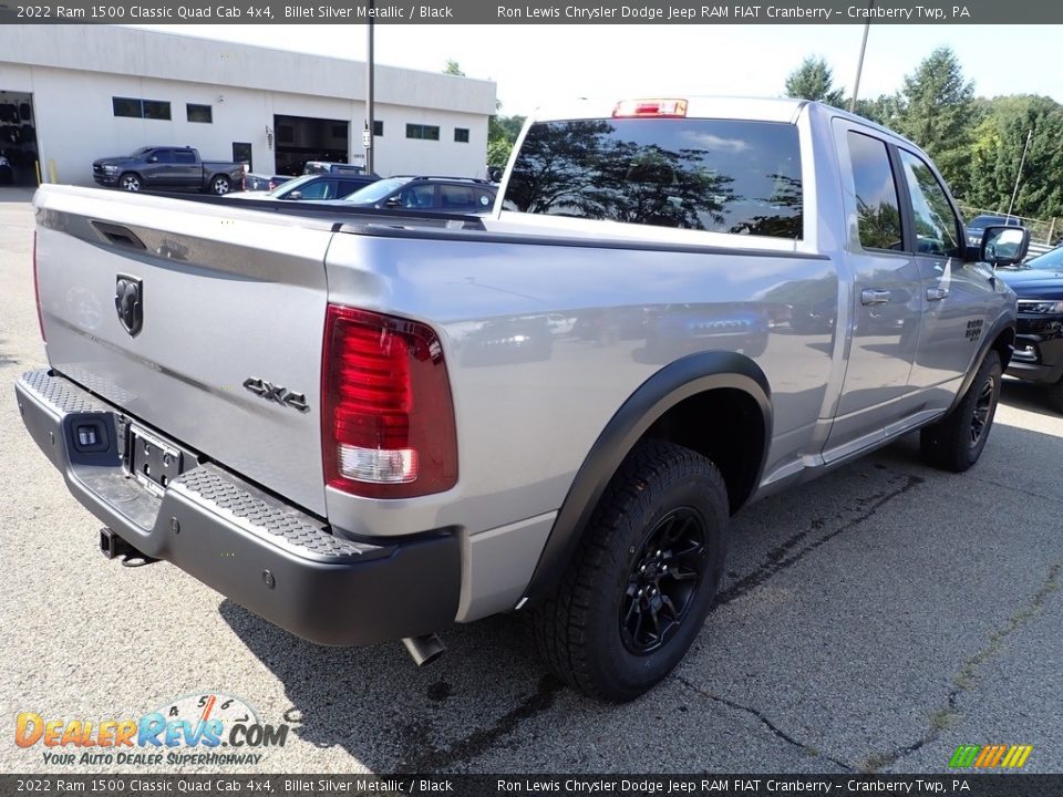 2022 Ram 1500 Classic Quad Cab 4x4 Billet Silver Metallic / Black Photo #6