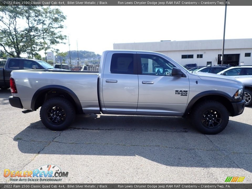 2022 Ram 1500 Classic Quad Cab 4x4 Billet Silver Metallic / Black Photo #7