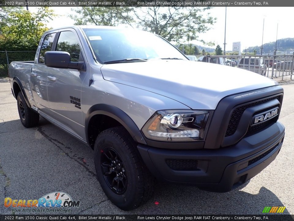 2022 Ram 1500 Classic Quad Cab 4x4 Billet Silver Metallic / Black Photo #8
