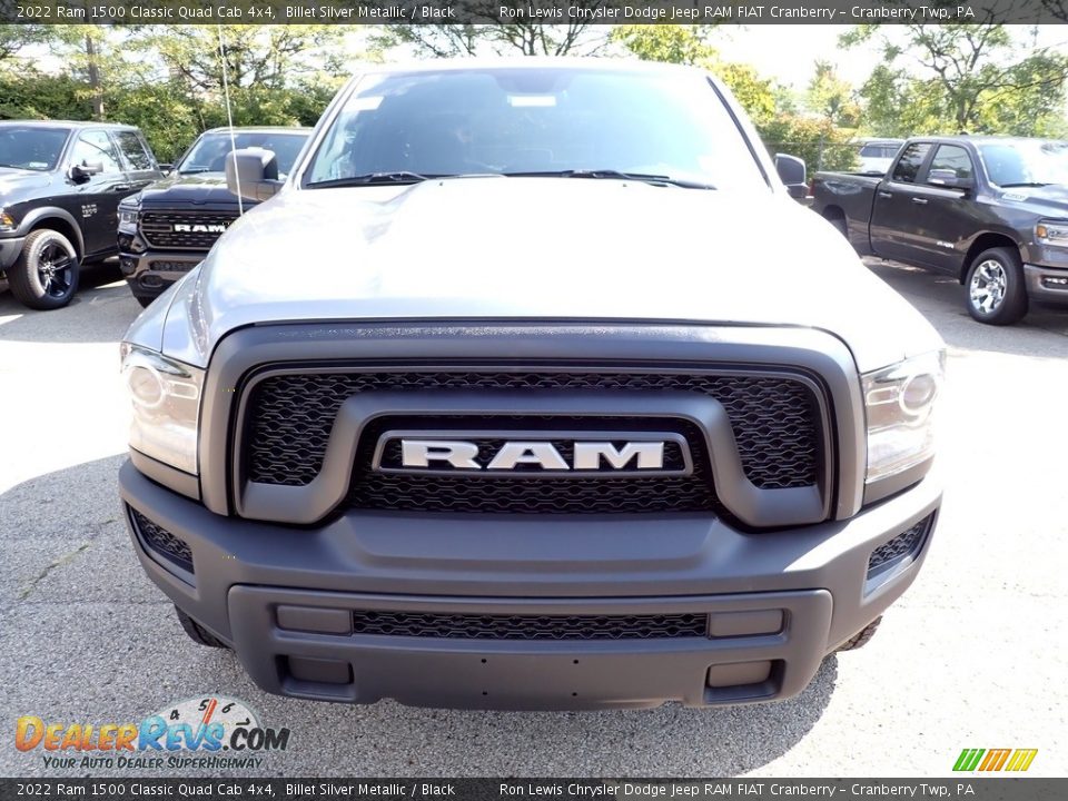 2022 Ram 1500 Classic Quad Cab 4x4 Billet Silver Metallic / Black Photo #9