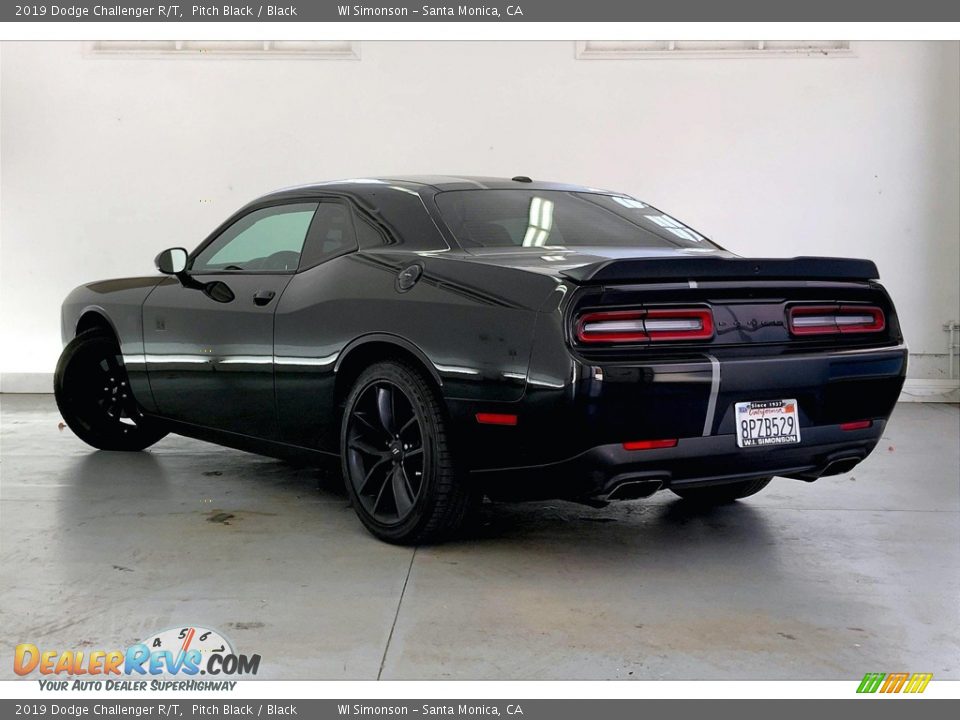 2019 Dodge Challenger R/T Pitch Black / Black Photo #10