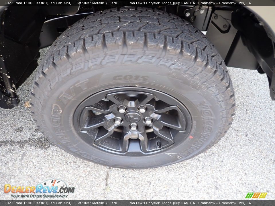 2022 Ram 1500 Classic Quad Cab 4x4 Billet Silver Metallic / Black Photo #10