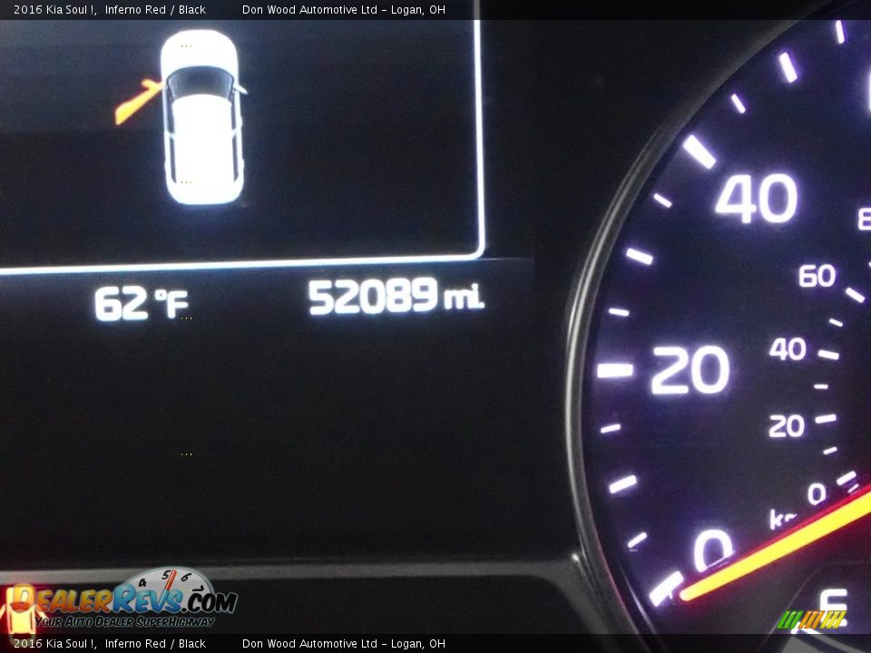 2016 Kia Soul ! Inferno Red / Black Photo #32