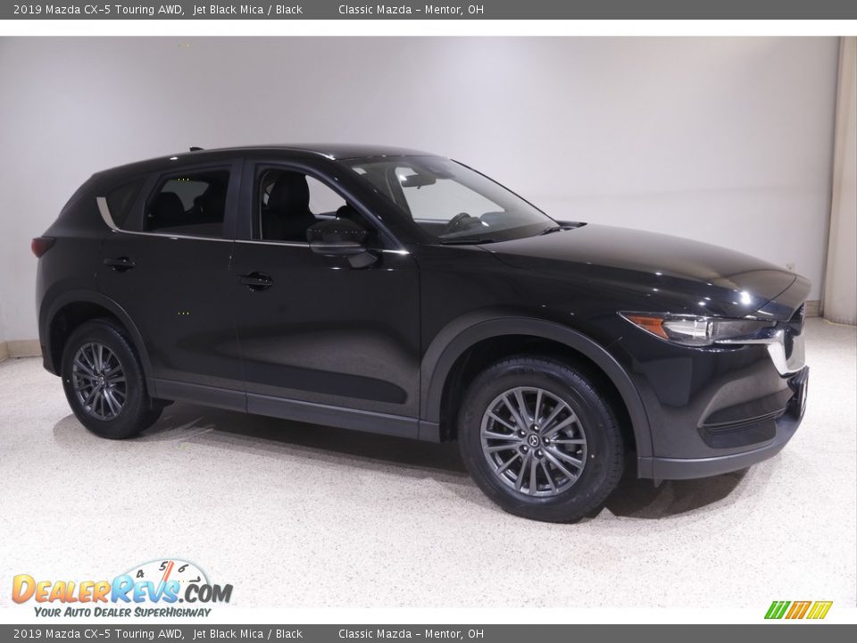 2019 Mazda CX-5 Touring AWD Jet Black Mica / Black Photo #1