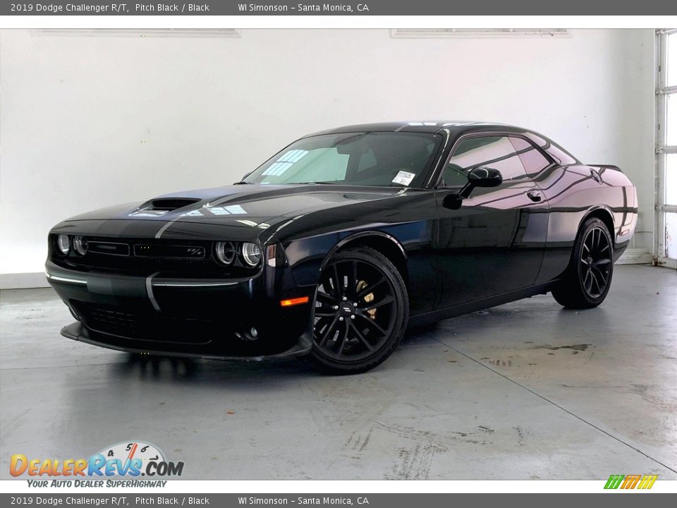 2019 Dodge Challenger R/T Pitch Black / Black Photo #12