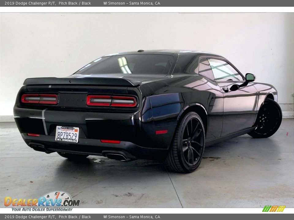 2019 Dodge Challenger R/T Pitch Black / Black Photo #13