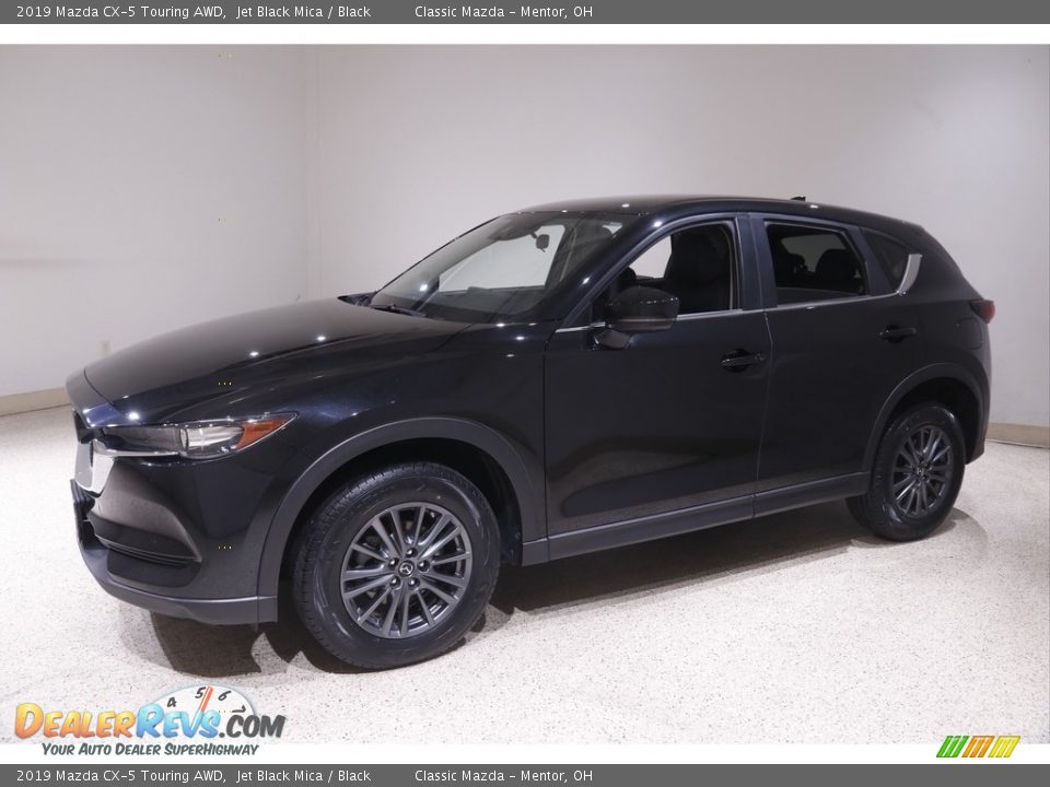 2019 Mazda CX-5 Touring AWD Jet Black Mica / Black Photo #3