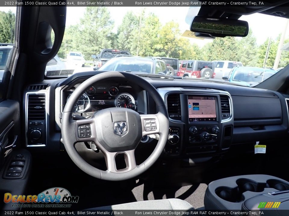 2022 Ram 1500 Classic Quad Cab 4x4 Billet Silver Metallic / Black Photo #14