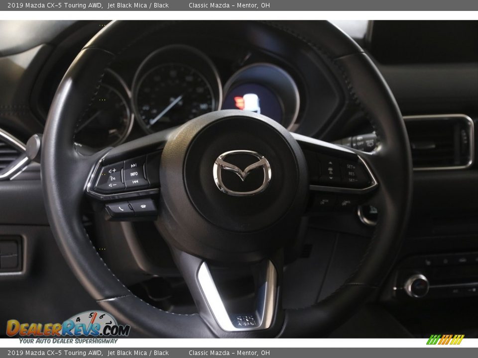 2019 Mazda CX-5 Touring AWD Jet Black Mica / Black Photo #7