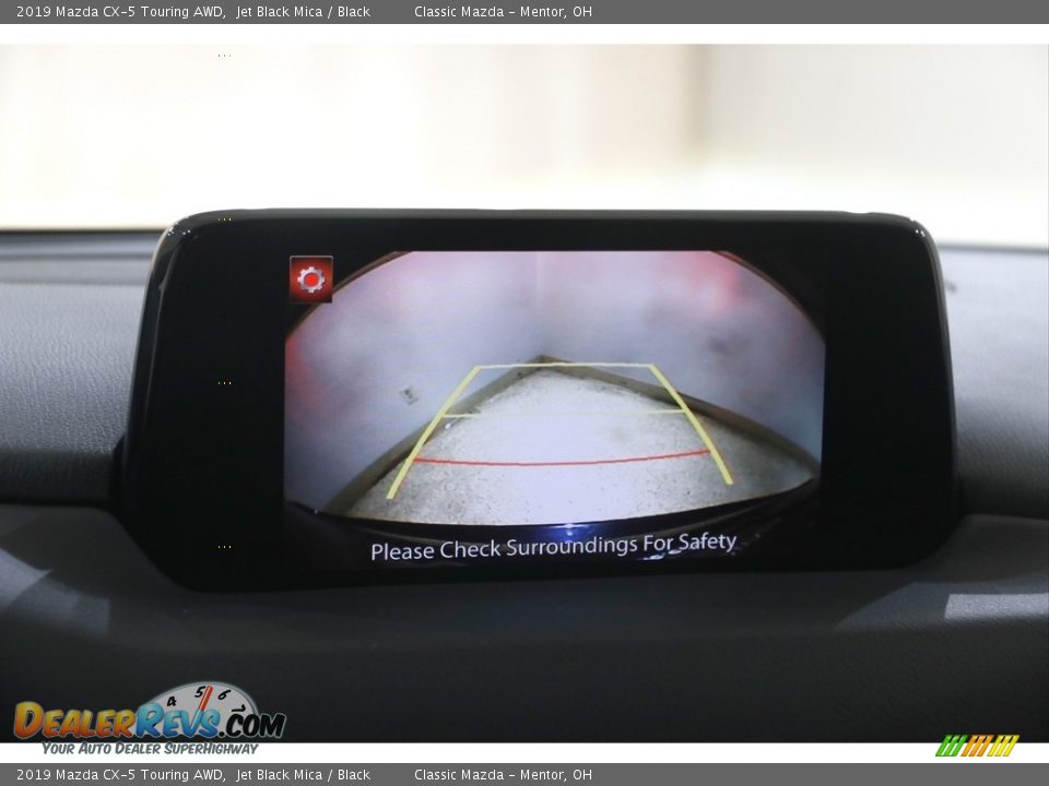 2019 Mazda CX-5 Touring AWD Jet Black Mica / Black Photo #12
