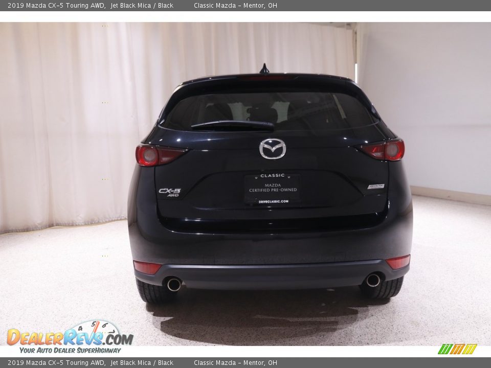 2019 Mazda CX-5 Touring AWD Jet Black Mica / Black Photo #18