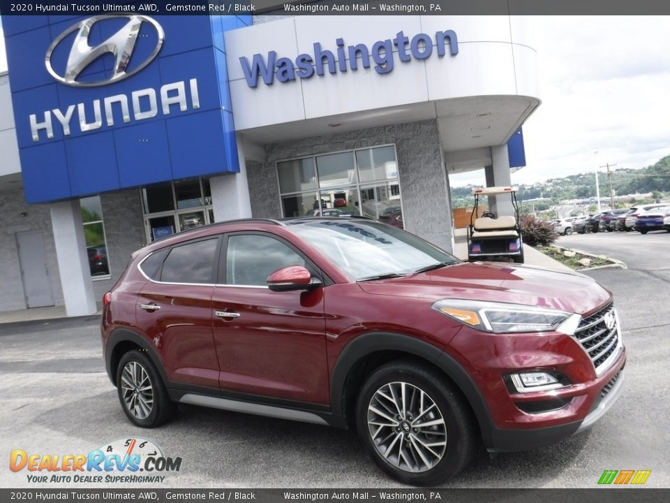 2020 Hyundai Tucson Ultimate AWD Gemstone Red / Black Photo #2