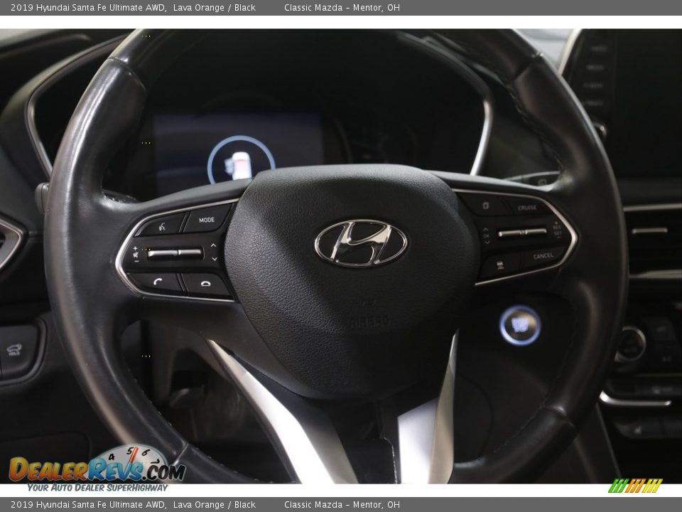2019 Hyundai Santa Fe Ultimate AWD Lava Orange / Black Photo #7