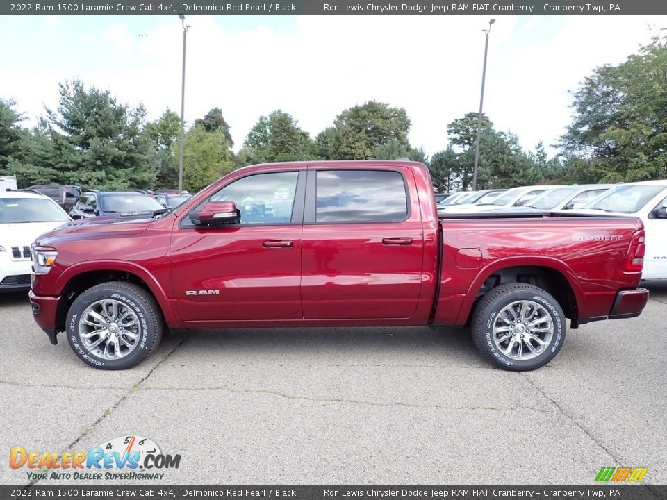 Delmonico Red Pearl 2022 Ram 1500 Laramie Crew Cab 4x4 Photo #2