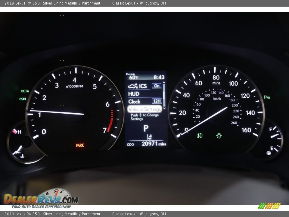 2019 Lexus RX 350 Gauges Photo #8