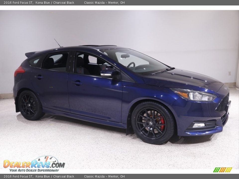 Kona Blue 2016 Ford Focus ST Photo #1