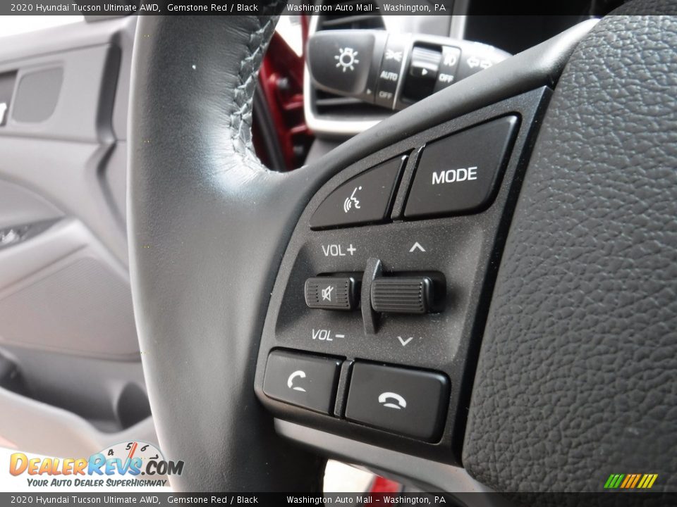 2020 Hyundai Tucson Ultimate AWD Gemstone Red / Black Photo #25