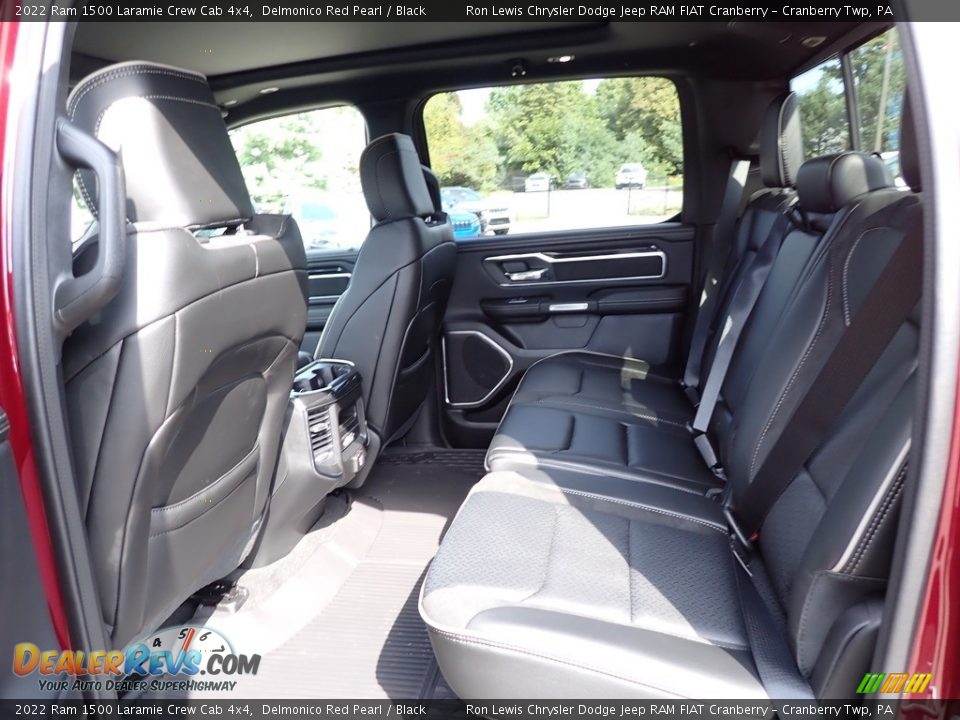 Rear Seat of 2022 Ram 1500 Laramie Crew Cab 4x4 Photo #12