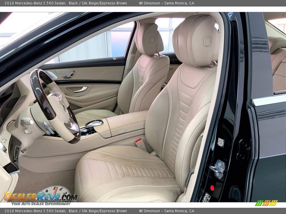 Front Seat of 2019 Mercedes-Benz S 560 Sedan Photo #18