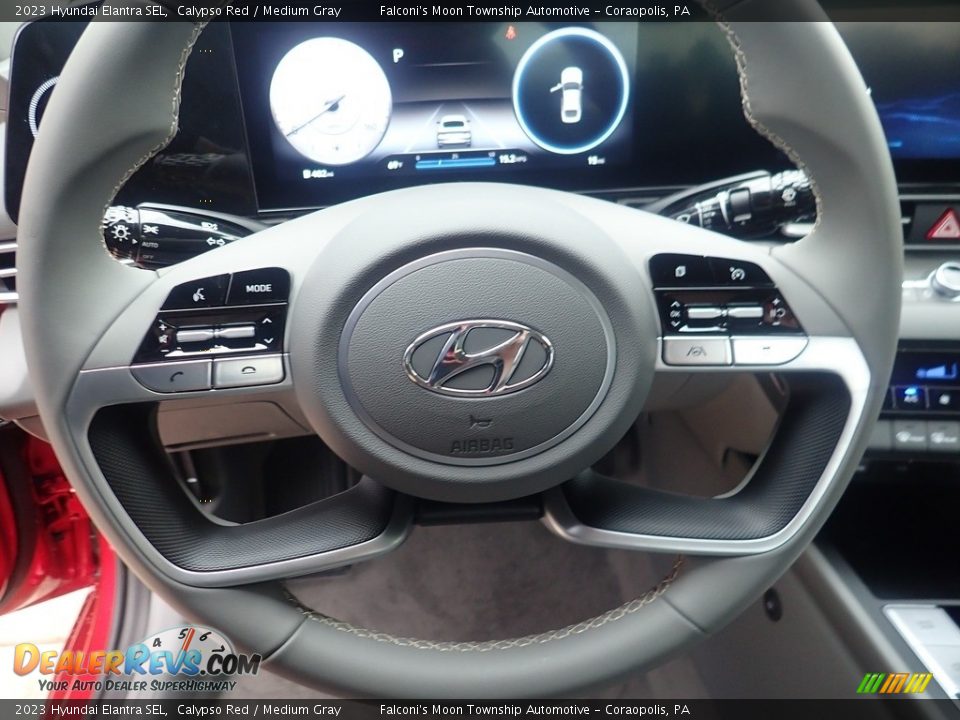 2023 Hyundai Elantra SEL Steering Wheel Photo #15