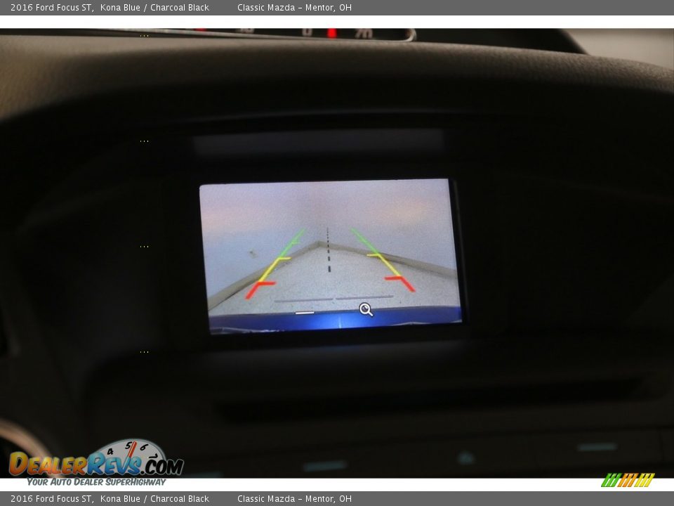 2016 Ford Focus ST Kona Blue / Charcoal Black Photo #12