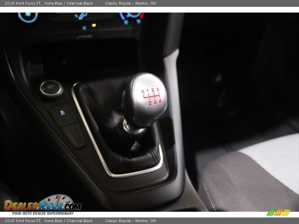 2016 Ford Focus ST Kona Blue / Charcoal Black Photo #15
