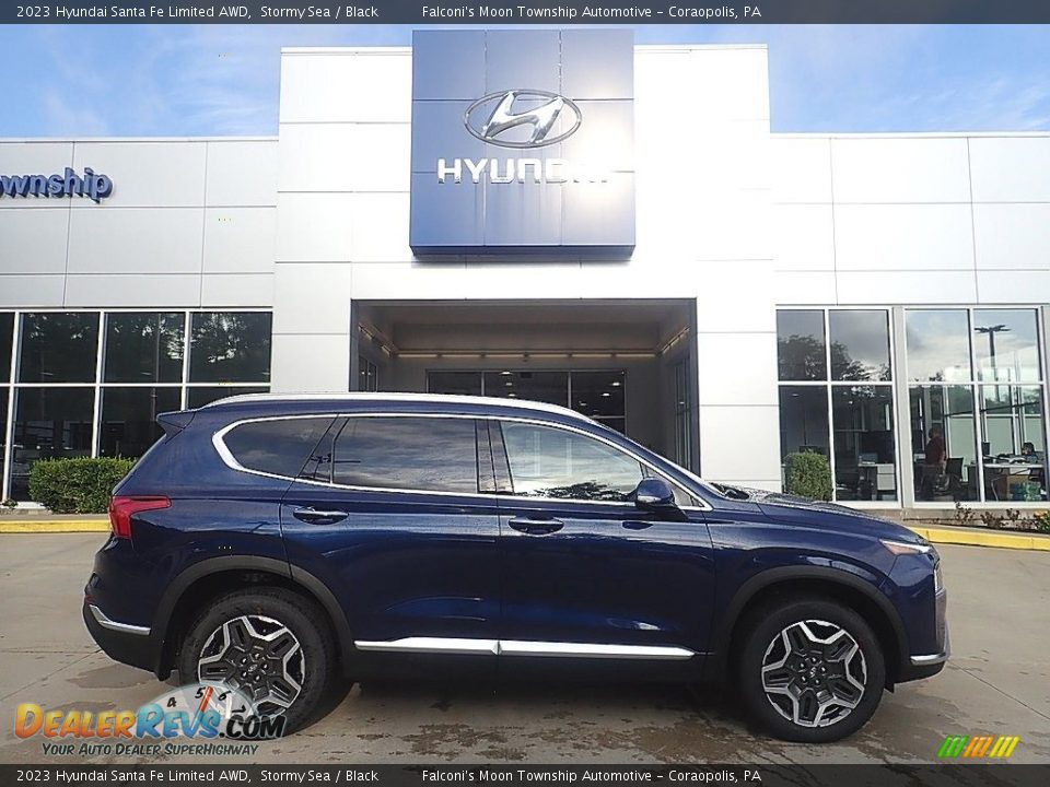 2023 Hyundai Santa Fe Limited AWD Stormy Sea / Black Photo #1