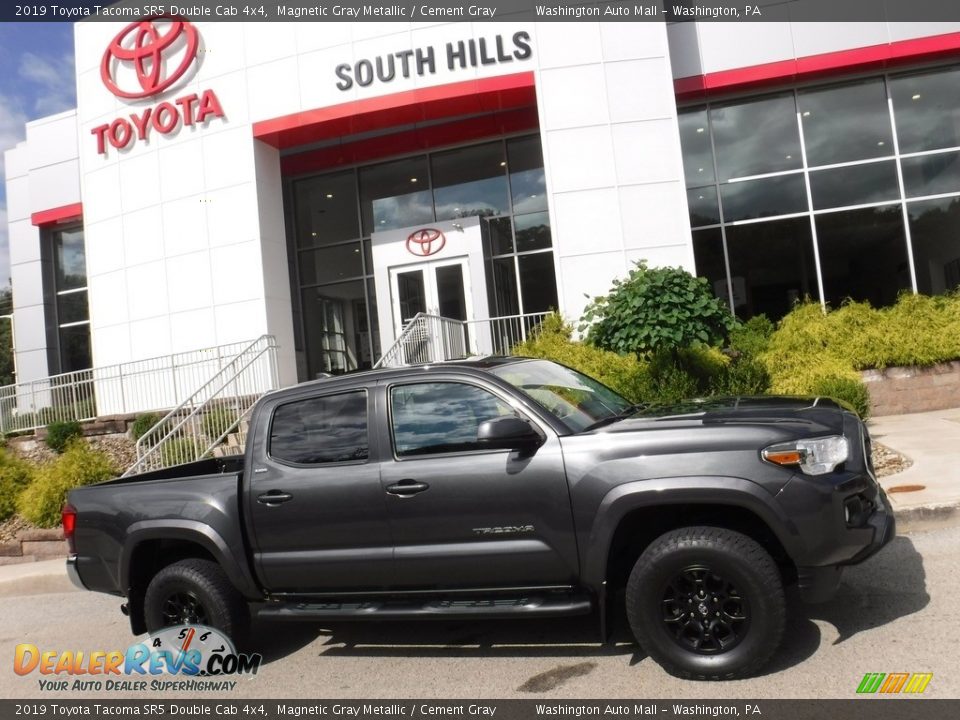 2019 Toyota Tacoma SR5 Double Cab 4x4 Magnetic Gray Metallic / Cement Gray Photo #2