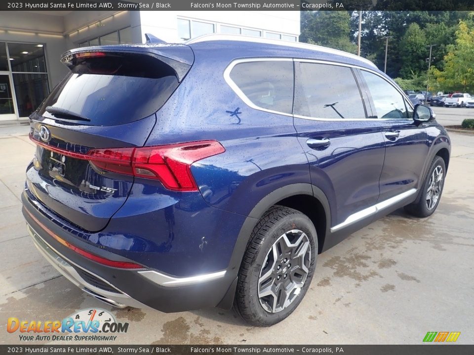 2023 Hyundai Santa Fe Limited AWD Stormy Sea / Black Photo #2