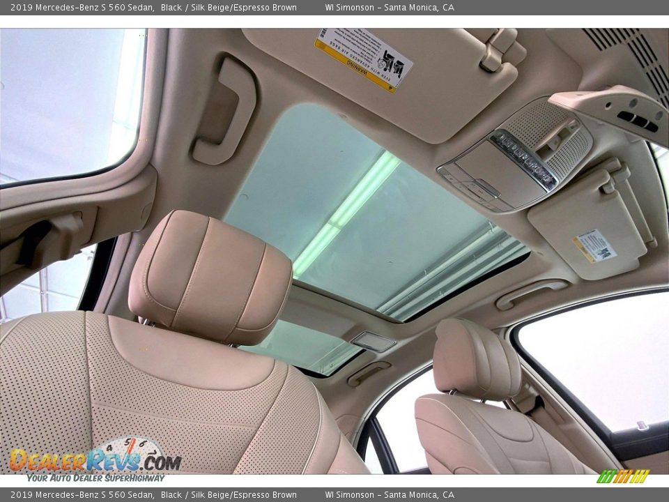 Sunroof of 2019 Mercedes-Benz S 560 Sedan Photo #25