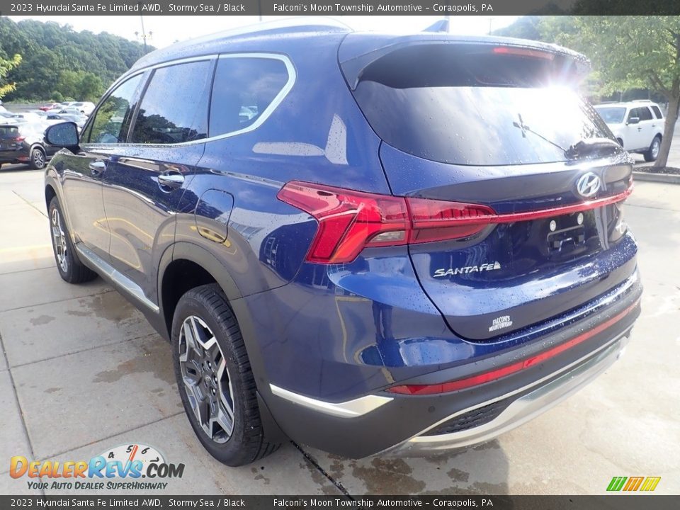 2023 Hyundai Santa Fe Limited AWD Stormy Sea / Black Photo #5