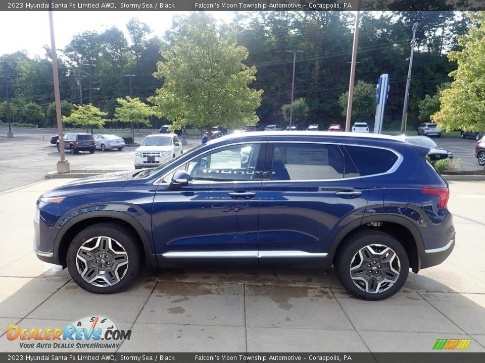 2023 Hyundai Santa Fe Limited AWD Stormy Sea / Black Photo #6