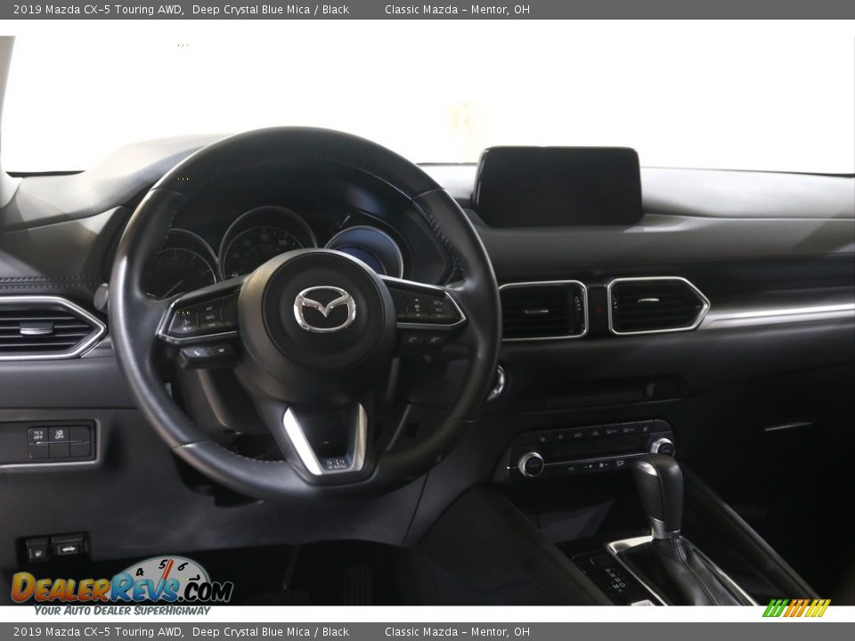2019 Mazda CX-5 Touring AWD Deep Crystal Blue Mica / Black Photo #6