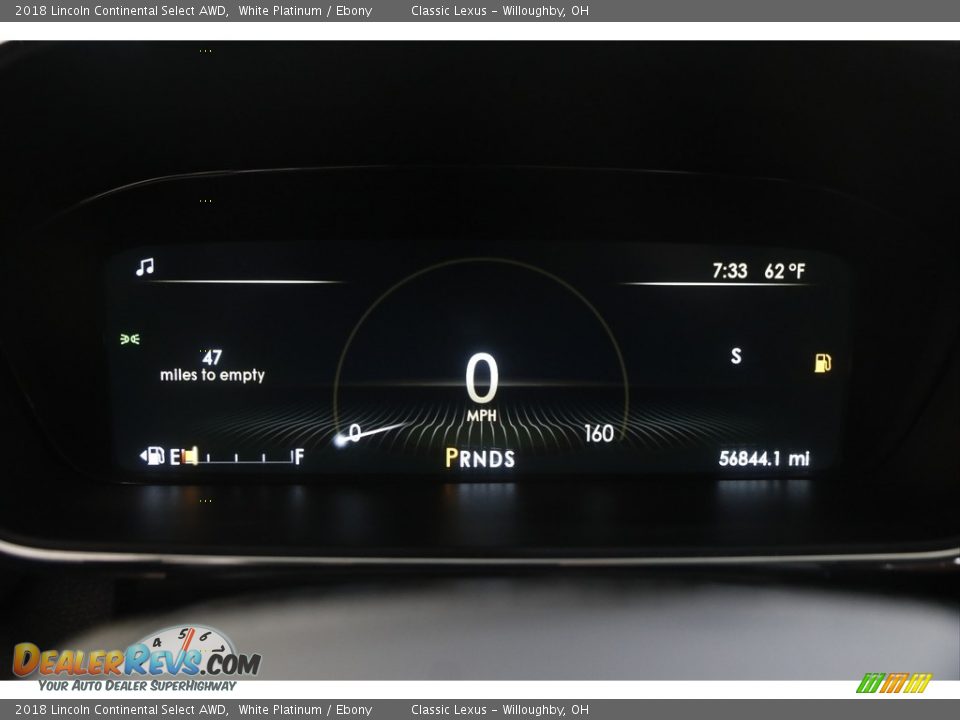 2018 Lincoln Continental Select AWD White Platinum / Ebony Photo #8