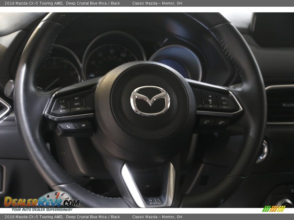 2019 Mazda CX-5 Touring AWD Deep Crystal Blue Mica / Black Photo #7