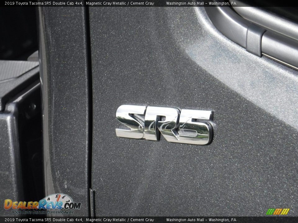 2019 Toyota Tacoma SR5 Double Cab 4x4 Magnetic Gray Metallic / Cement Gray Photo #12