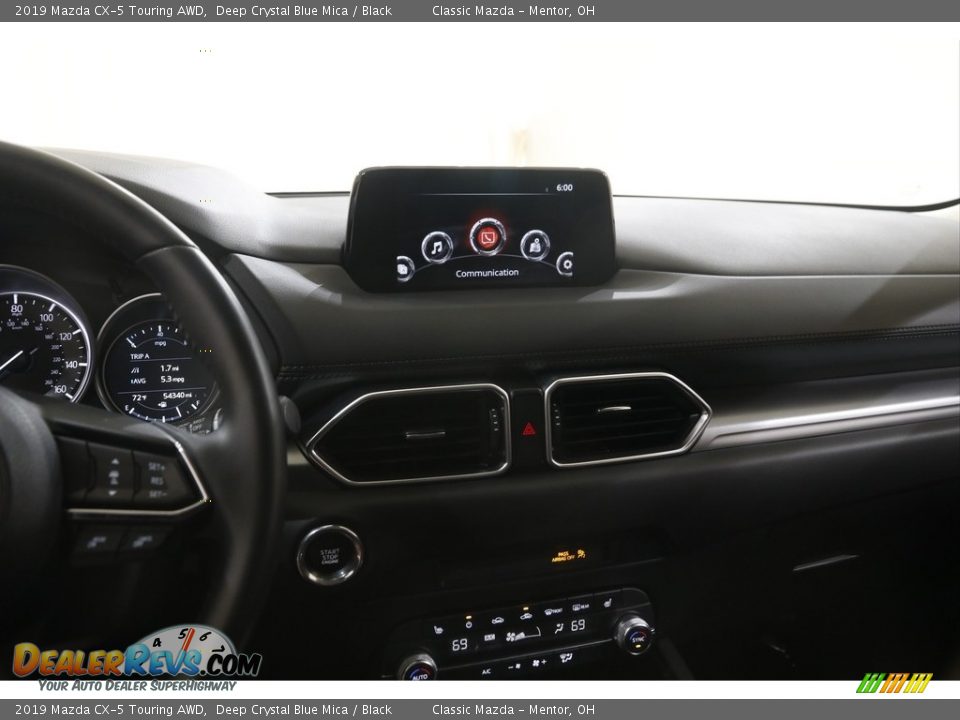 2019 Mazda CX-5 Touring AWD Deep Crystal Blue Mica / Black Photo #9